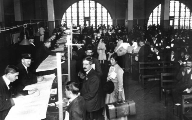 Ellis Island great hall