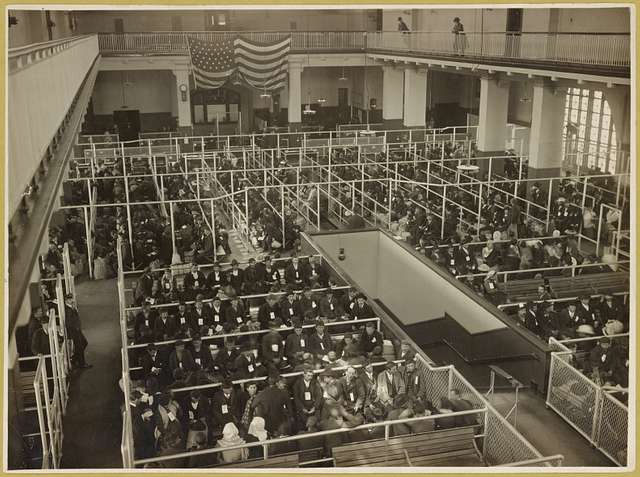 Ellis Island great hall