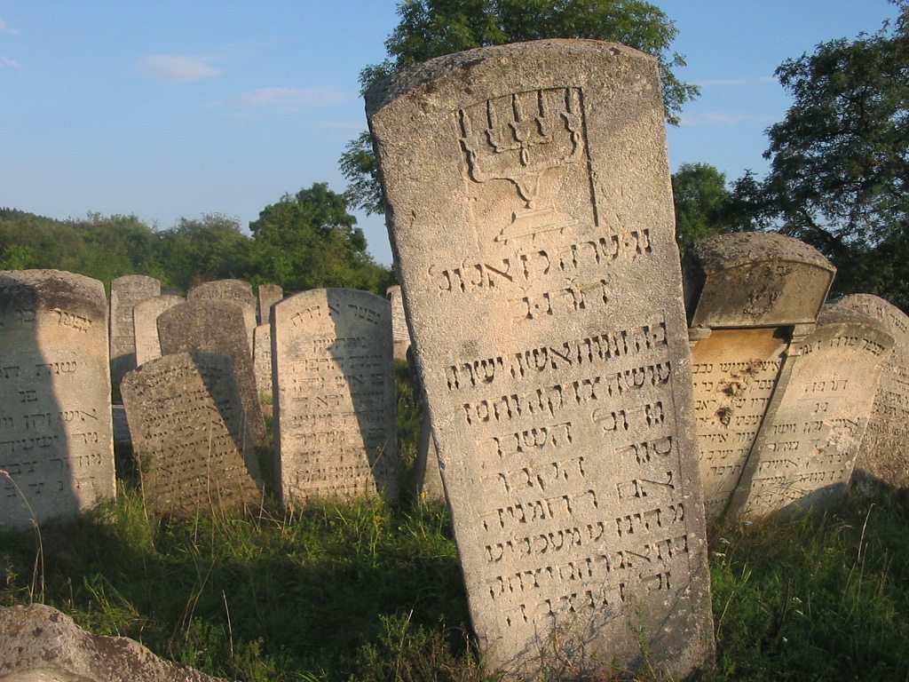 a Jewish cemetery in Eastern Europe