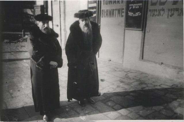 elderly Jews in Lvov Poland